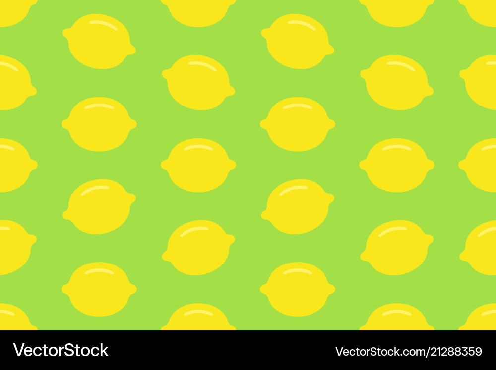Seamless pattern with lemon Seamless pattern with lemon vector image