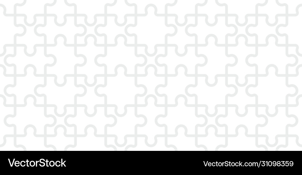 Seamless pattern with puzzle Vector Image