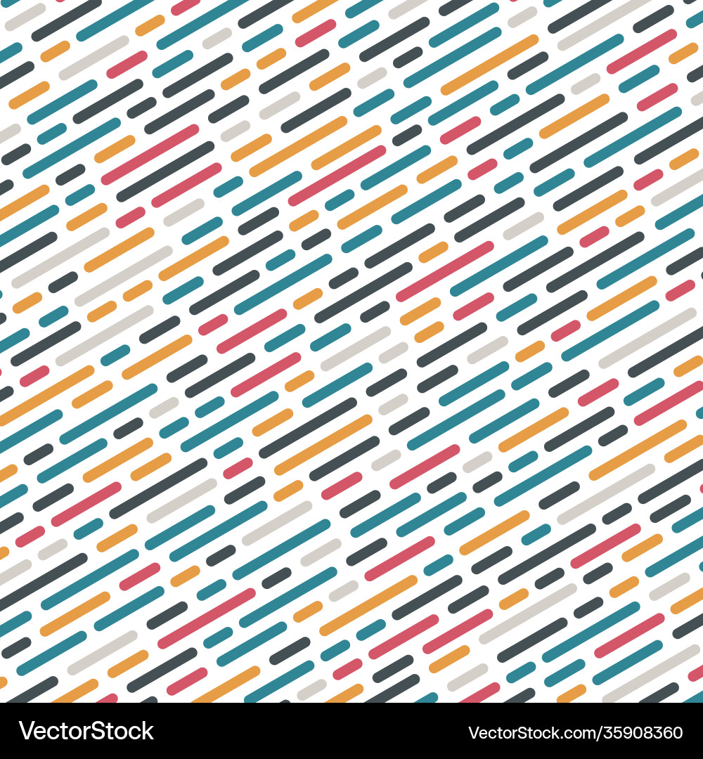 Abstract rounded lines pattern decorative artwork vector image