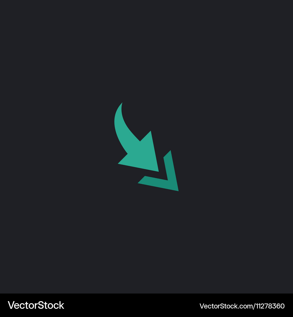 Arrow computer symbol Vector Image