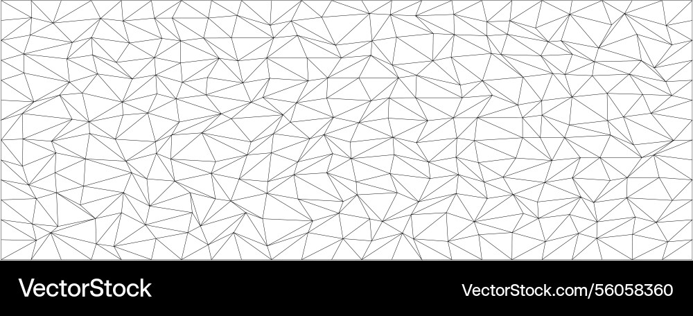 Geometrisches Chaosmuster mit abstraktem Dreieck Vektorbild