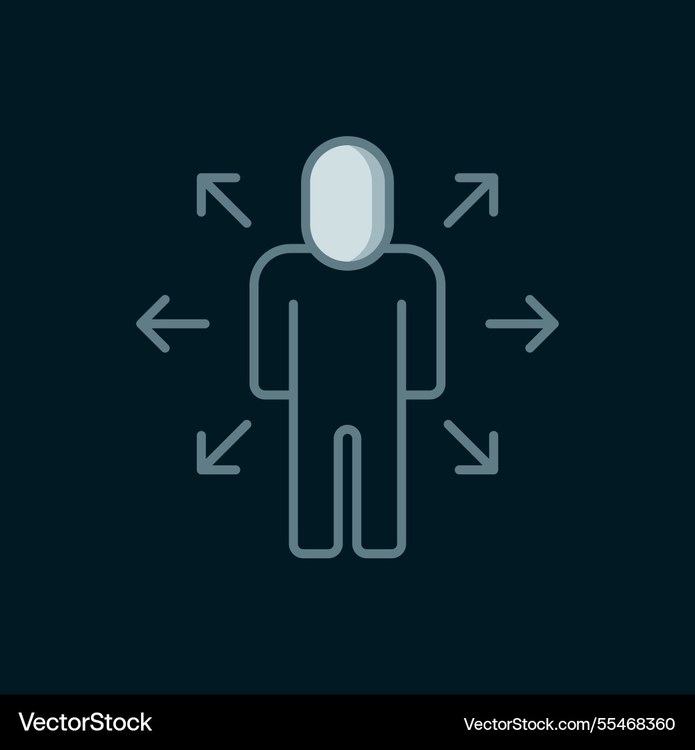 Line multitasking manager working icon isolated Vector Image