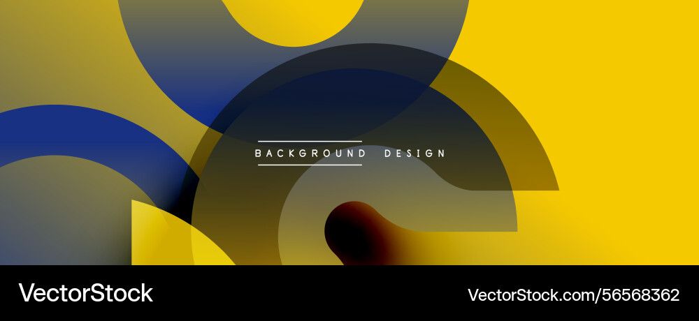 Abstract geometric shapes overlap creating Abstract geometric shapes overlap creating vector image