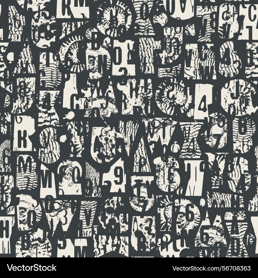 Seamless background pattern with simple thick fo Vector Image
