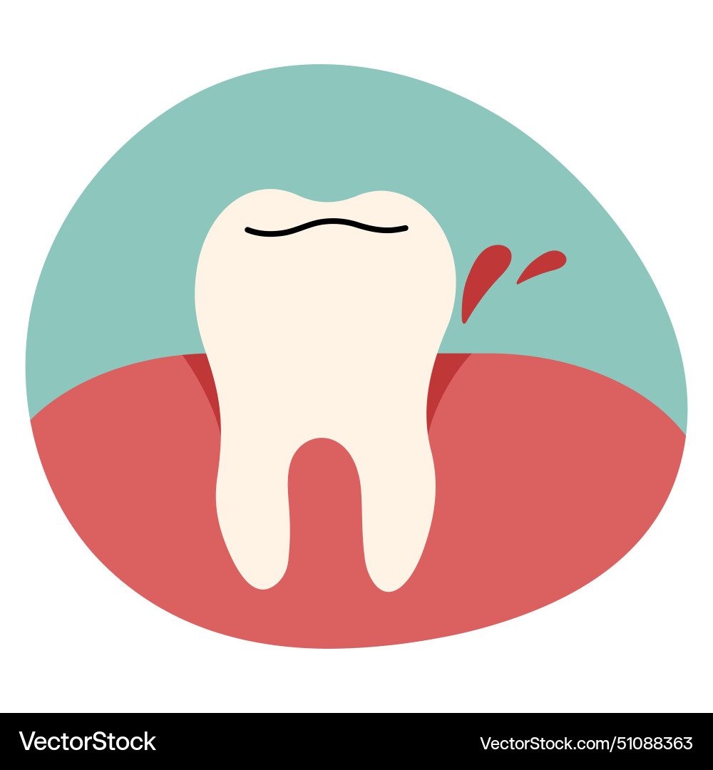 Teeth single 26 Royalty Free Vector Image - VectorStock