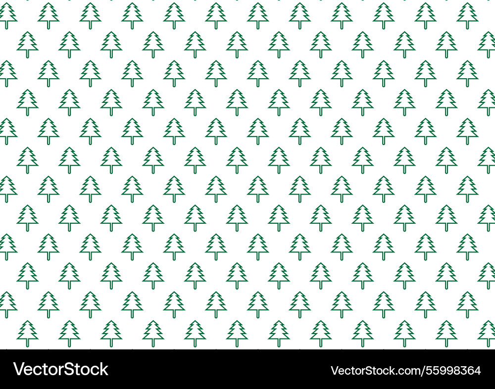 Christmas background with tree pattern Christmas background with tree pattern Vector Image