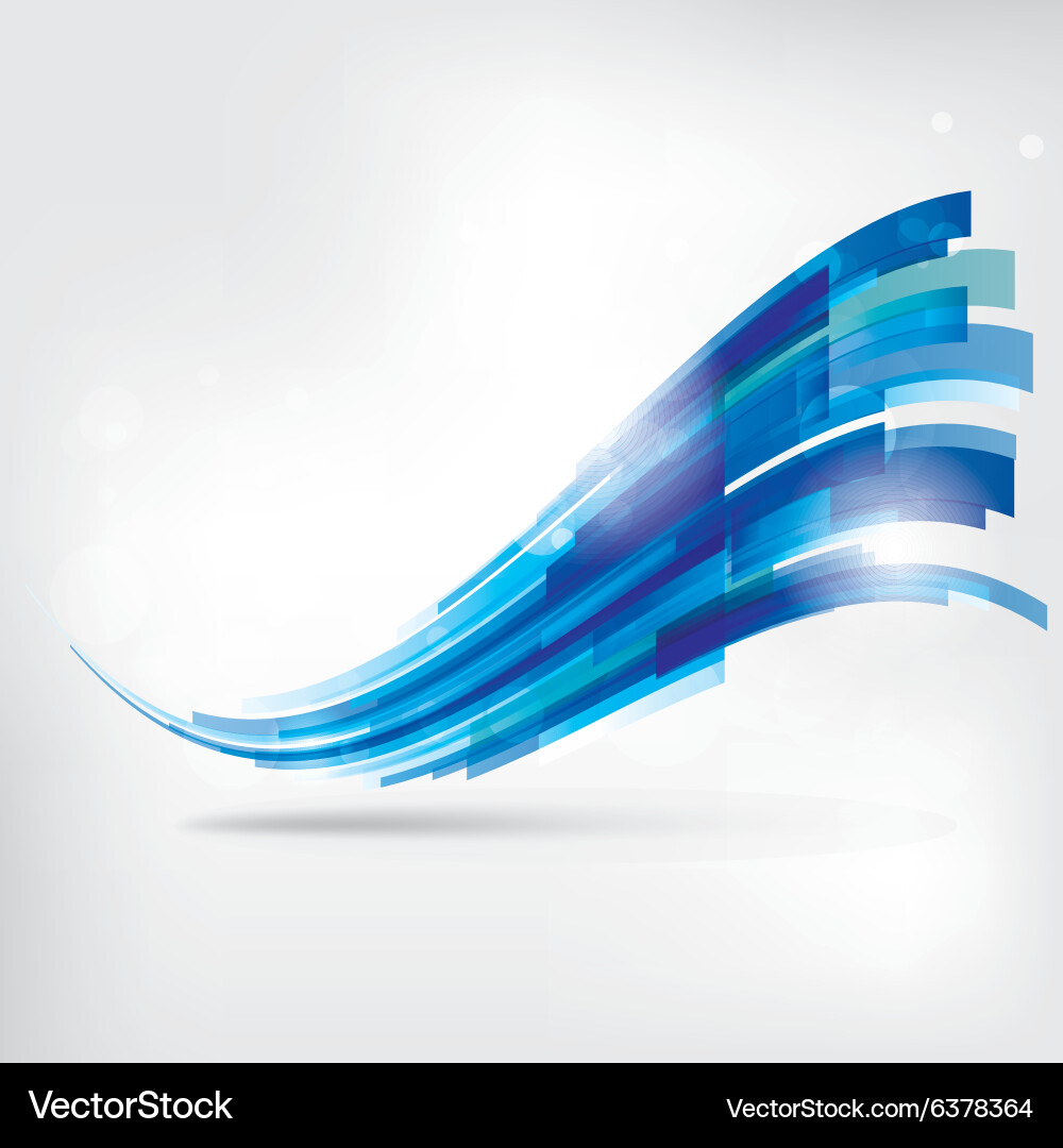Dynamic Abstract Line Background vector image