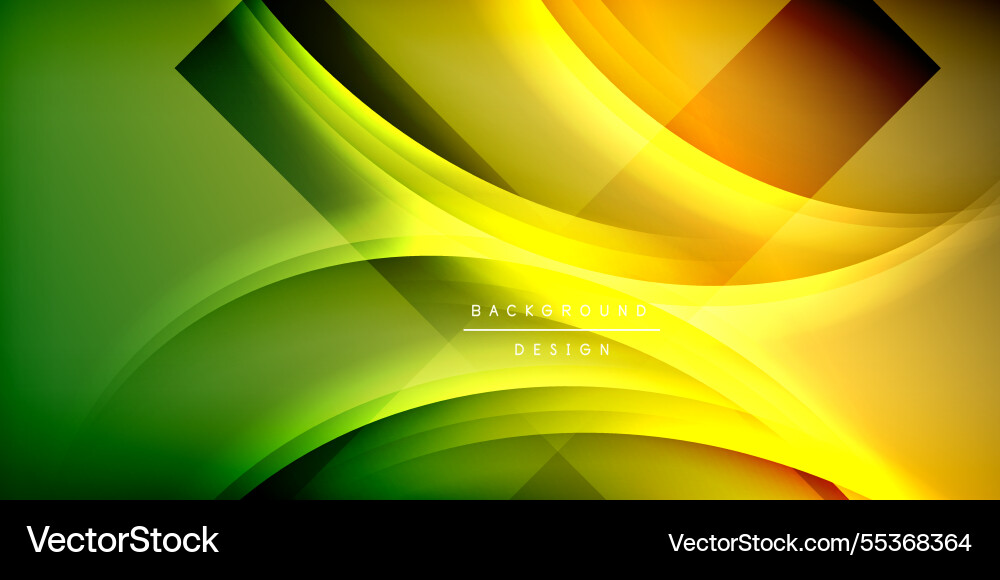 Expressive poster with shadow lines features Vector Image