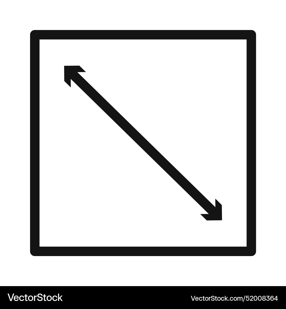 Multi-directional expand arrows icon for user Vector Image