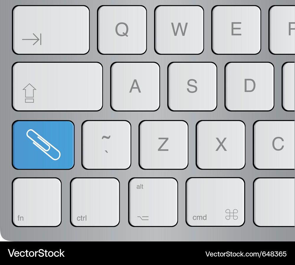 Attachment key Vector Image