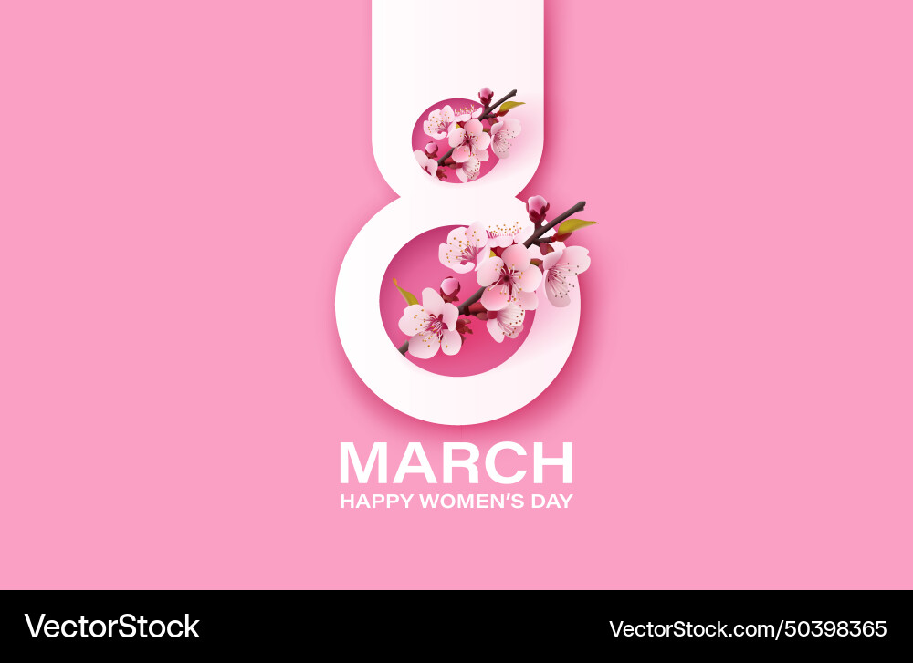 Internationale Frauen Tag Banner Flyer für März 8 Internationale Frauen Tag Banner Flyer für März 8 vektorbild