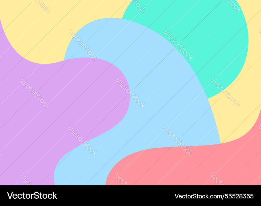 Pastel soft multicolour for background blob free Pastel soft multicolour for background blob free Vector Image