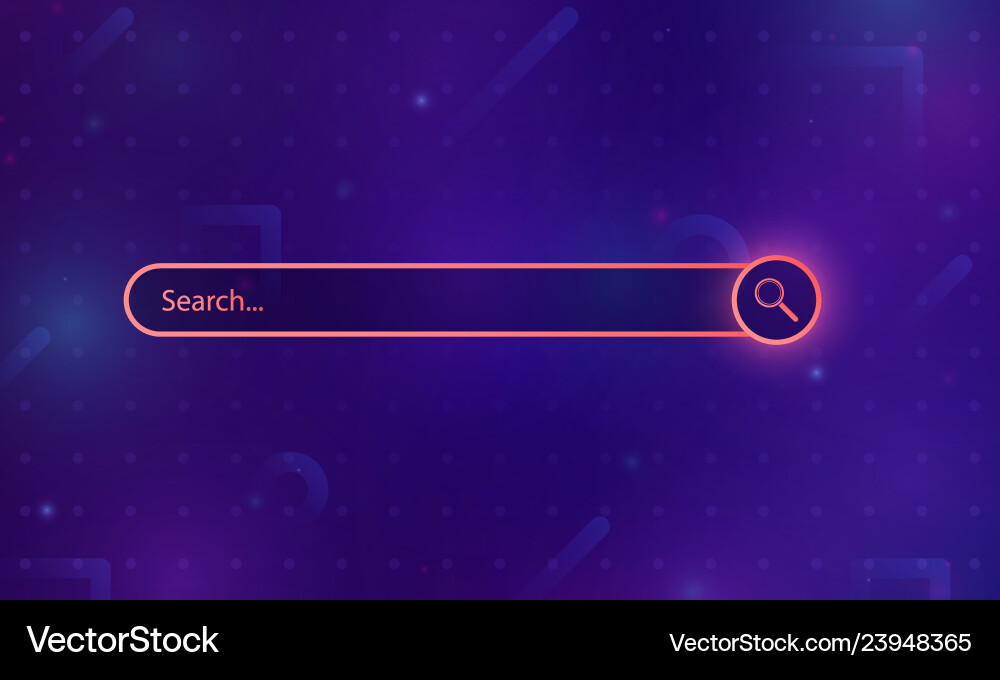 Web search field Web search field Vector Image