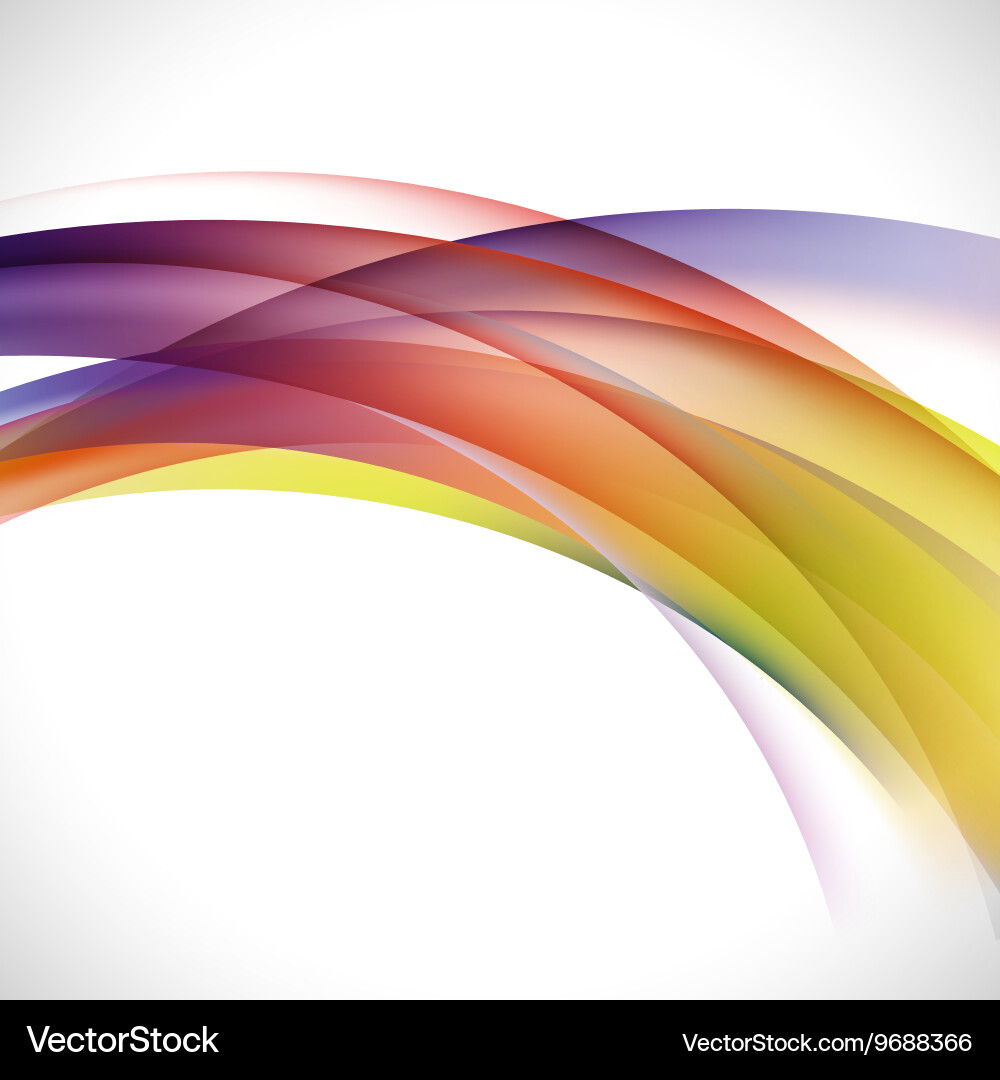 Vibrant Fluid Curve Background Vector Image
