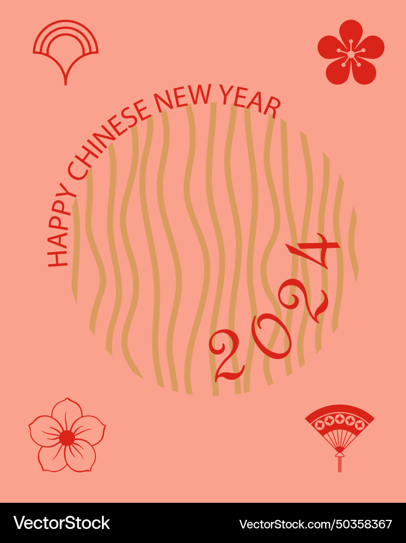 Happy chinese new year poster or vertical banner Happy chinese new year poster or vertical banner vector image