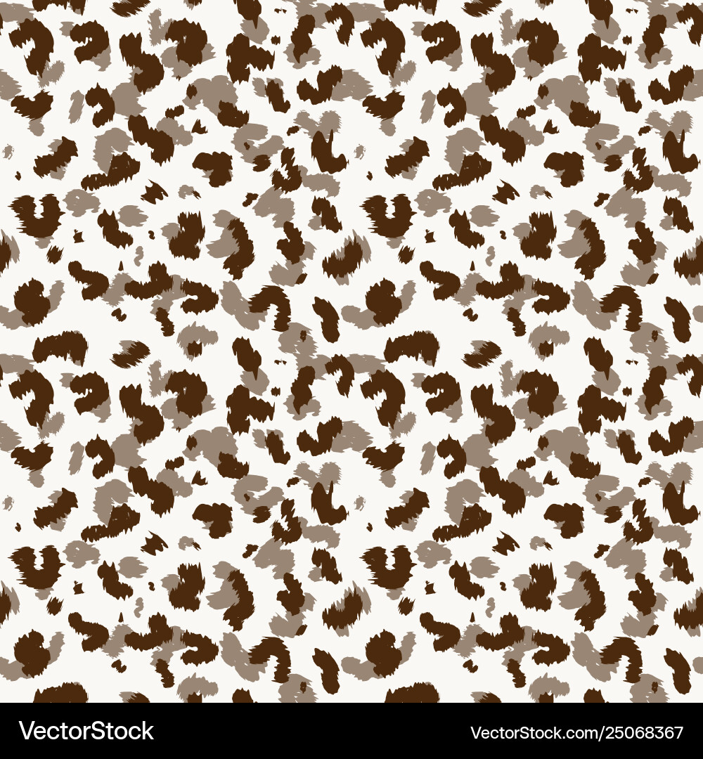 Leopard Print Pattern vector image