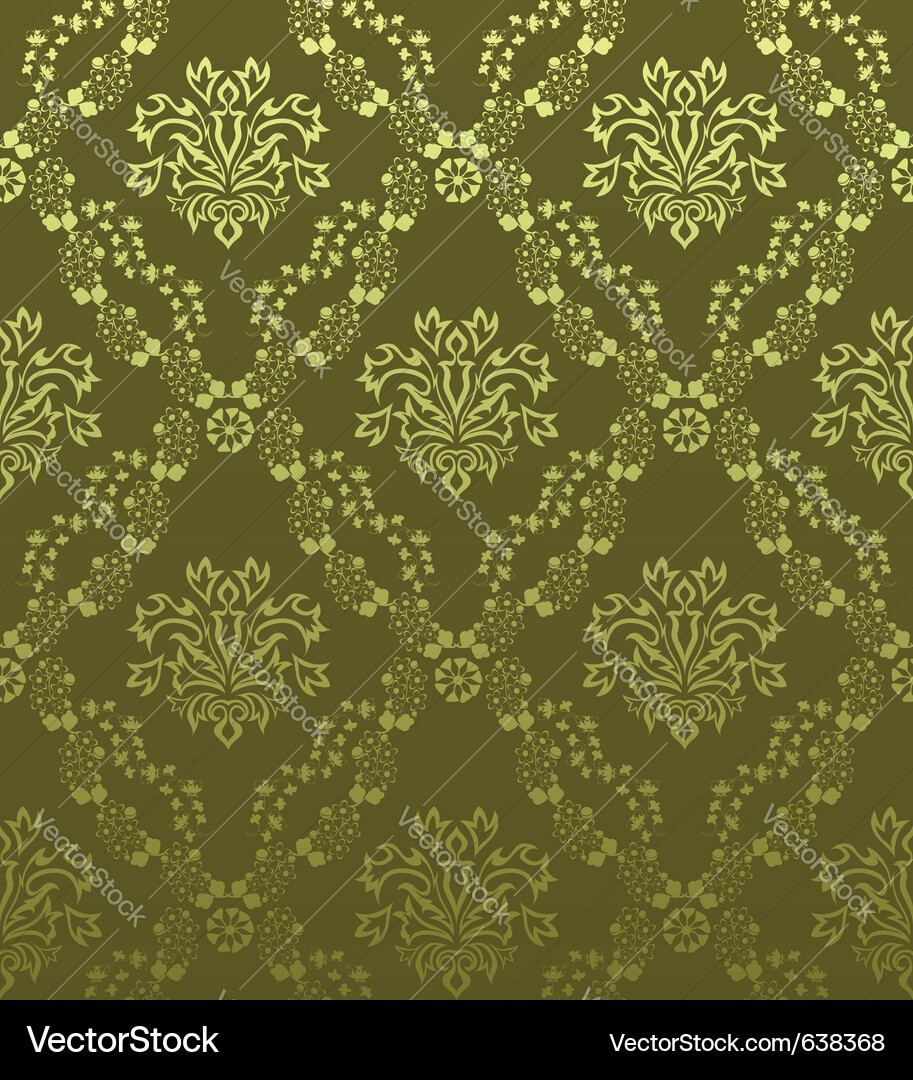 Damask seamless pattern Vector Image