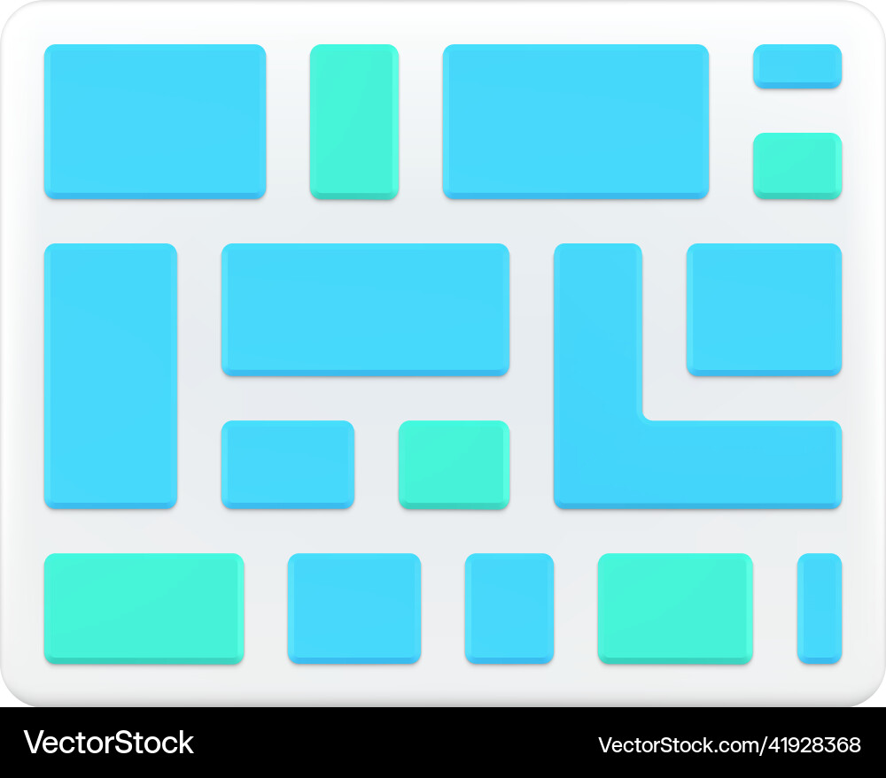 Map 3d icon navigation symbol Vector Image