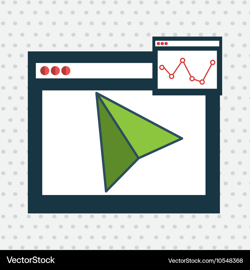 Page web internet cursor Vector Image