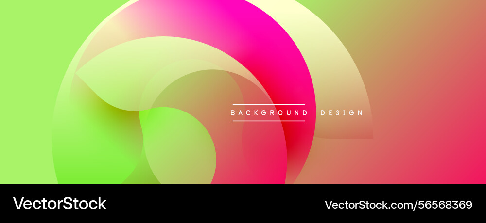 Abstract fluid shapes overlap creating vibrant Abstract fluid shapes overlap creating vibrant Vector Image