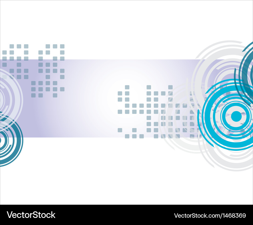 Abstract molecular structure background vector image