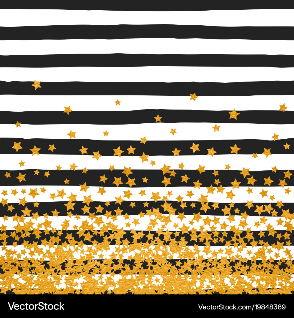 Abstract pattern of random falling stars vector image