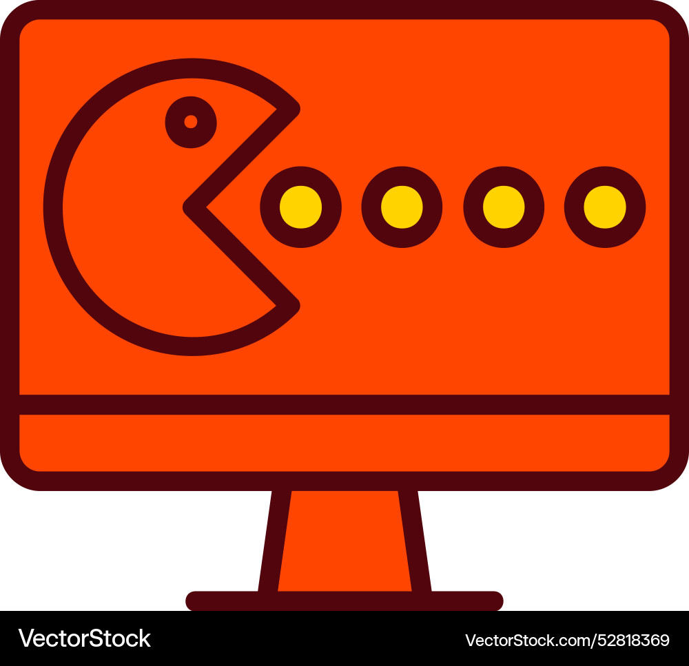 Computer game icon design Vector Image