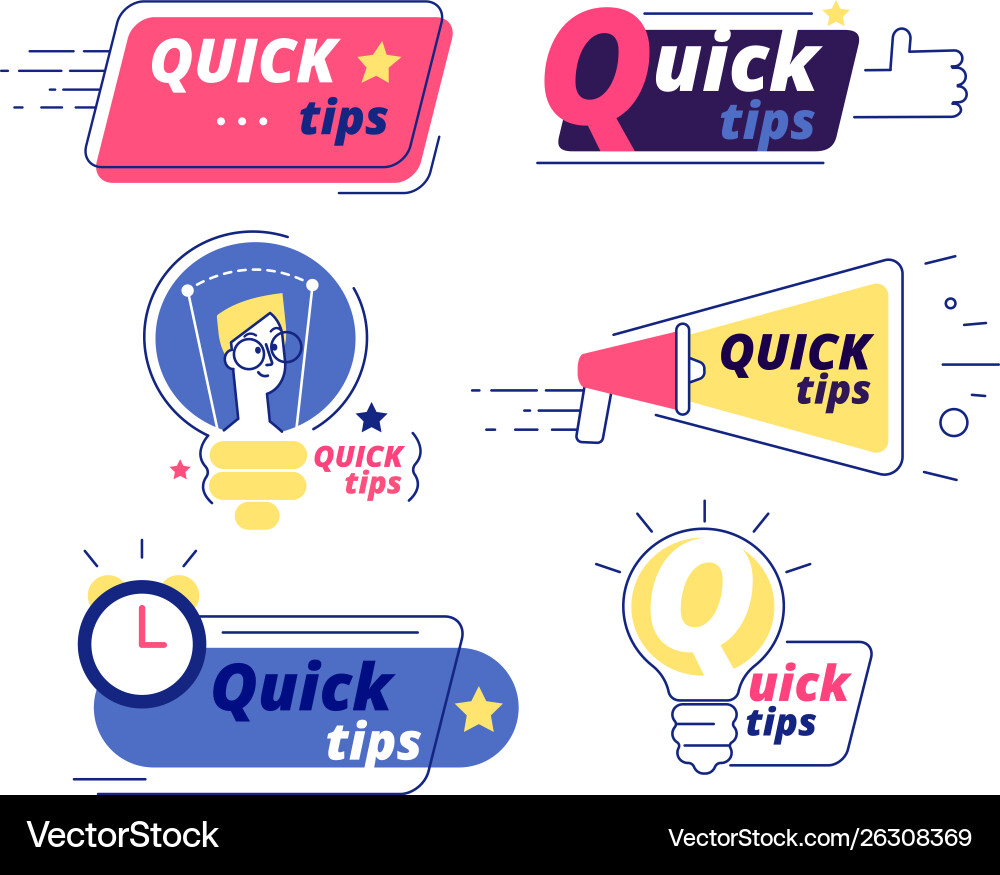 Quick tip tricks tips solution logos