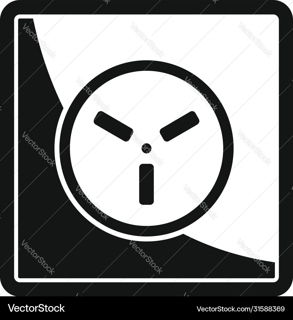 Type h power socket icon simple style Type h power socket icon simple style Vector Image