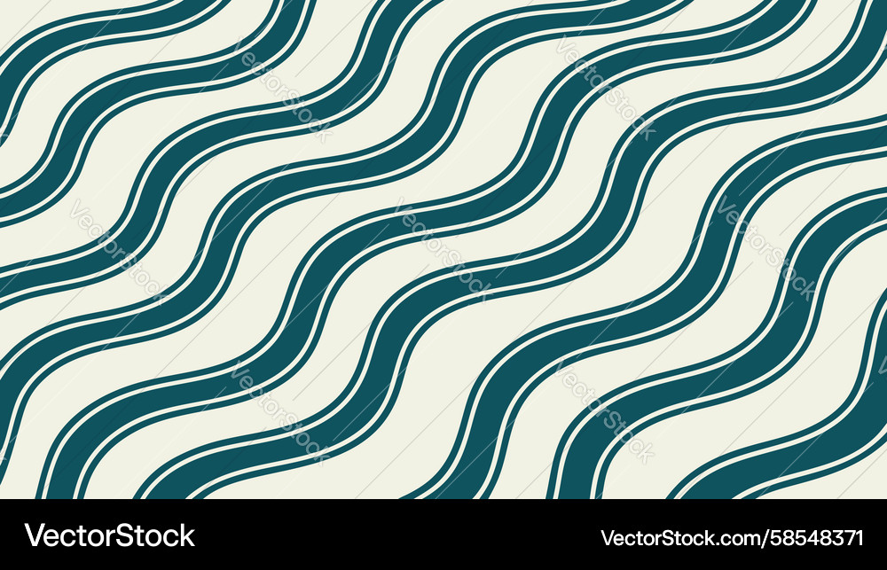 Fluid Wavy Lines Abstract Pattern Vector Image