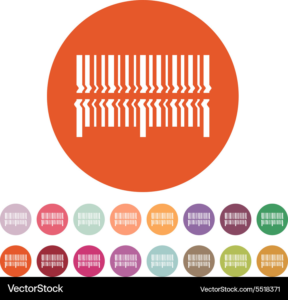 Scan the bar code icon barcode scanning symbol Vector Image