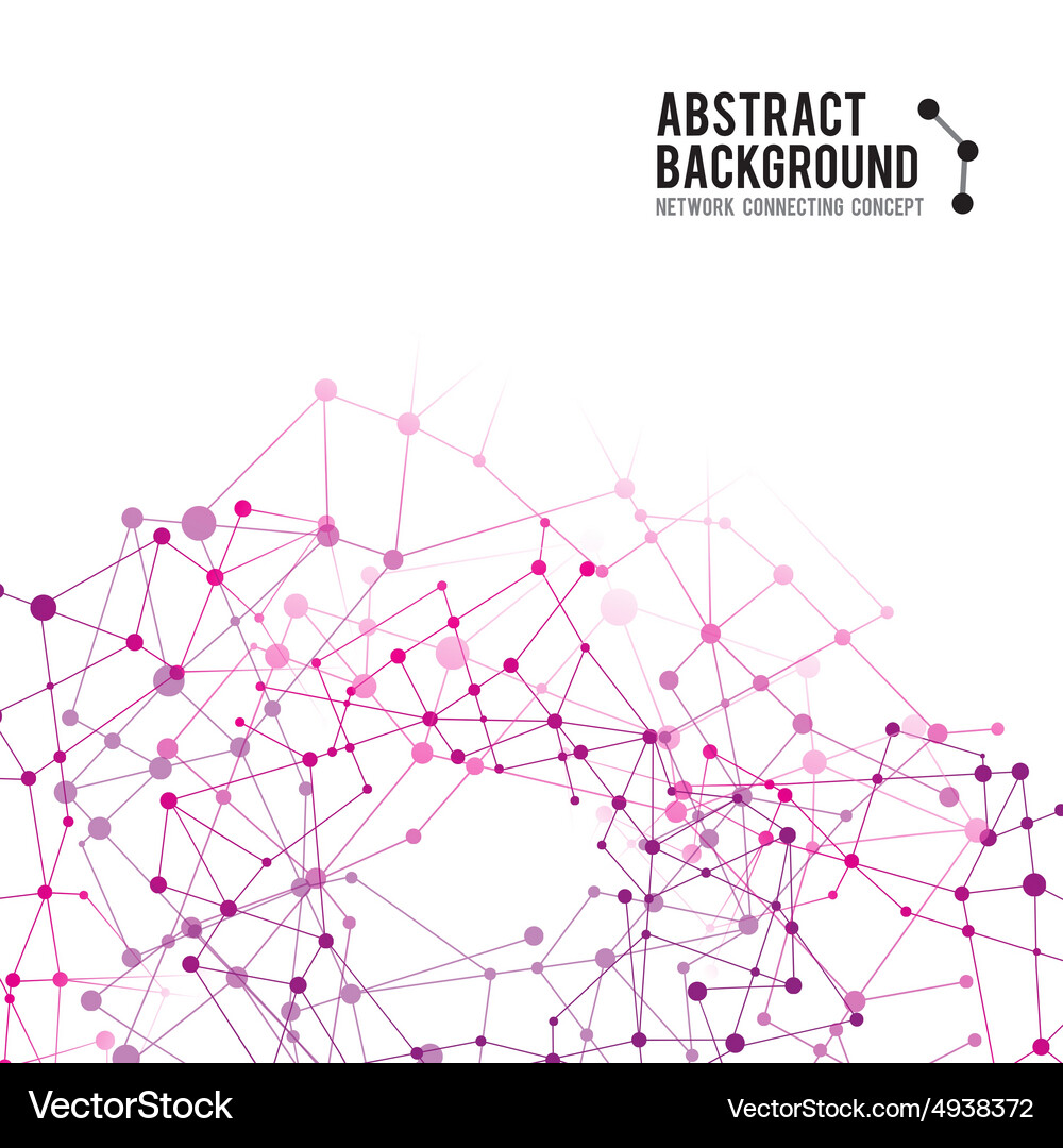 Network Connection Abstract Background Vector Image
