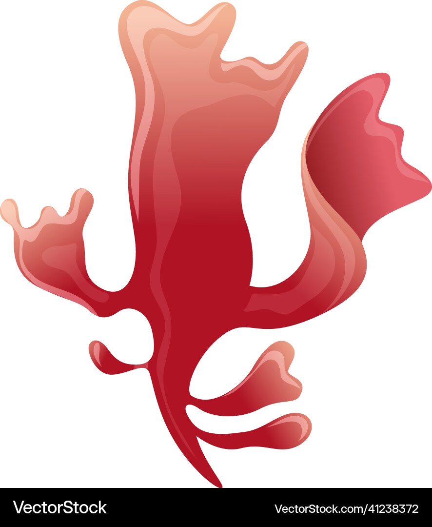 Rote Riff Pflanze unter Wasser Flora Meer Korallen Rote Riff Pflanze unter Wasser Flora Meer Korallen vektorbild