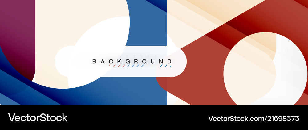 Abstract Circle and Triangle Background vector image