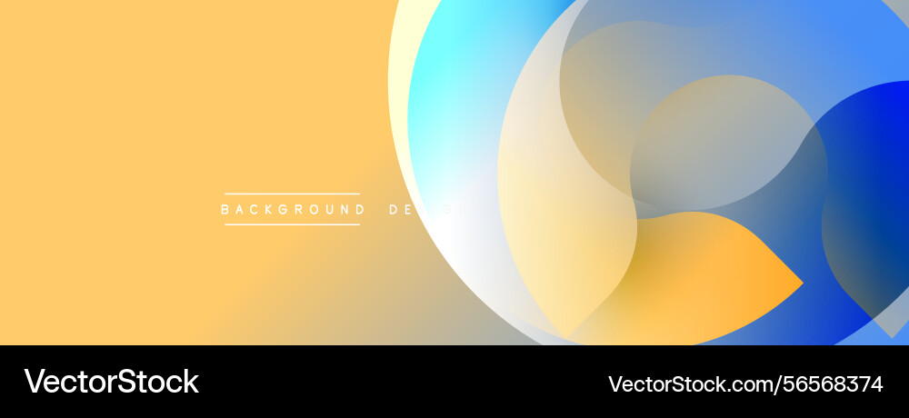 Abstract design features overlapping circles Abstract design features overlapping circles vector image