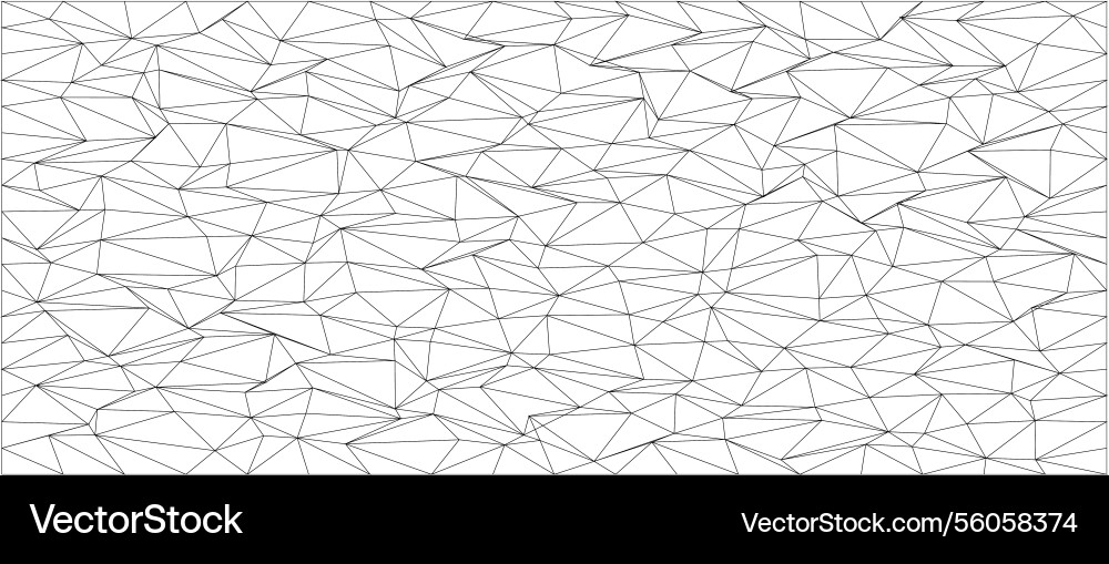 Abstract geometric chaos pattern with triangles Vector Image