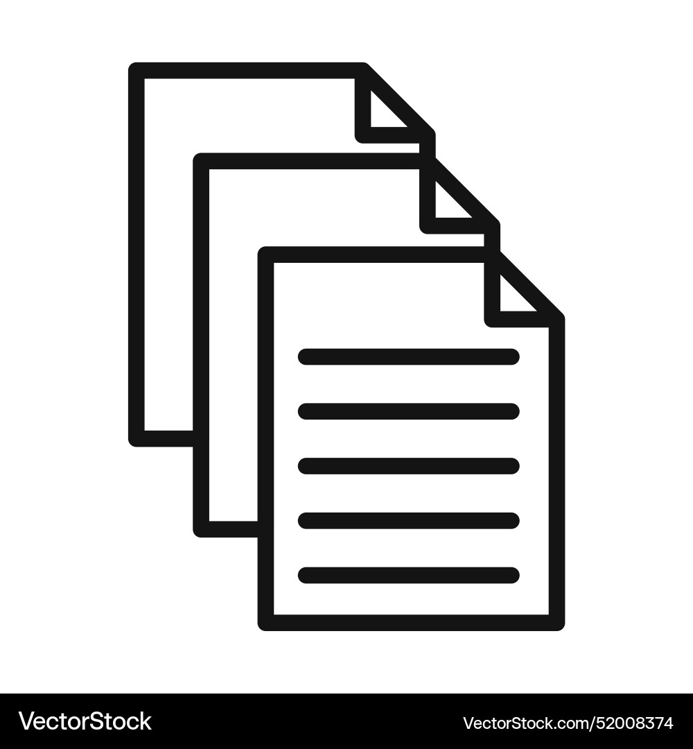 File management icon for digital documentation File management icon for digital documentation vector image