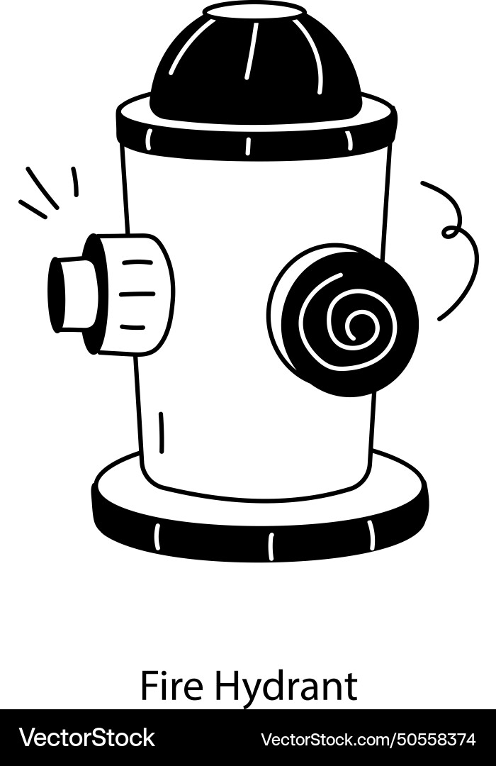 Fire hydrant Vector Image