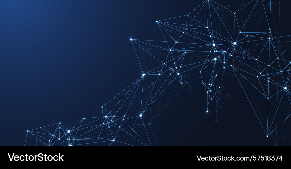 Global network connection concept big data Global network connection concept big data vector image