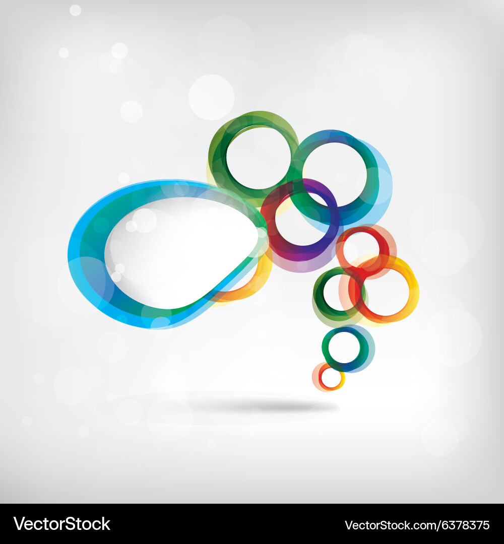 Abstract colorful background with place for text Vector Image