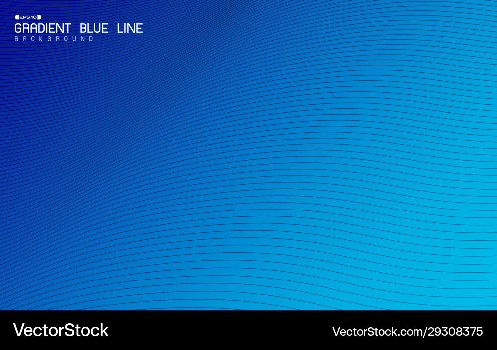 Abstract gradient blue wavy pattern design art Abstract gradient blue wavy pattern design art vector image