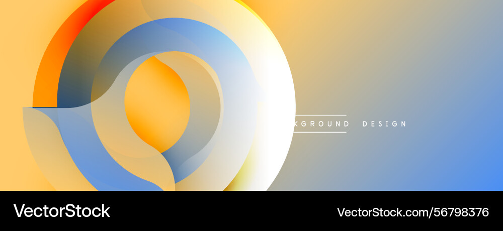 Abstract colorful layers create dynamic visual Abstract colorful layers create dynamic visual Vector Image