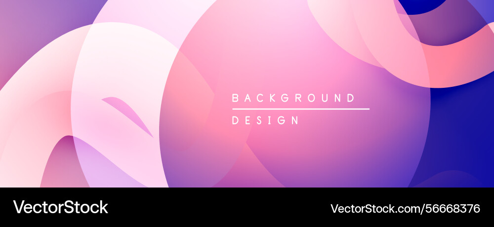 Abstract fluid shapes blend creating soft pink Vector Image