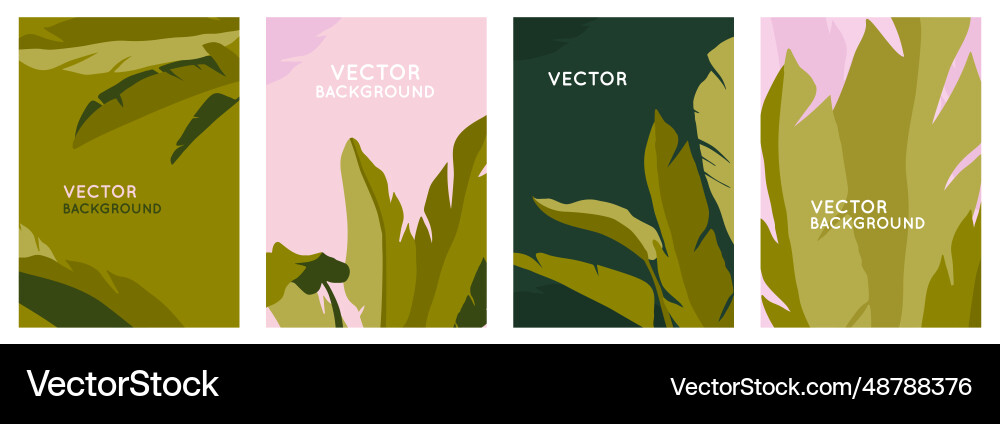 Set of abstract backgrounds with copy space Set of abstract backgrounds with copy space vector image