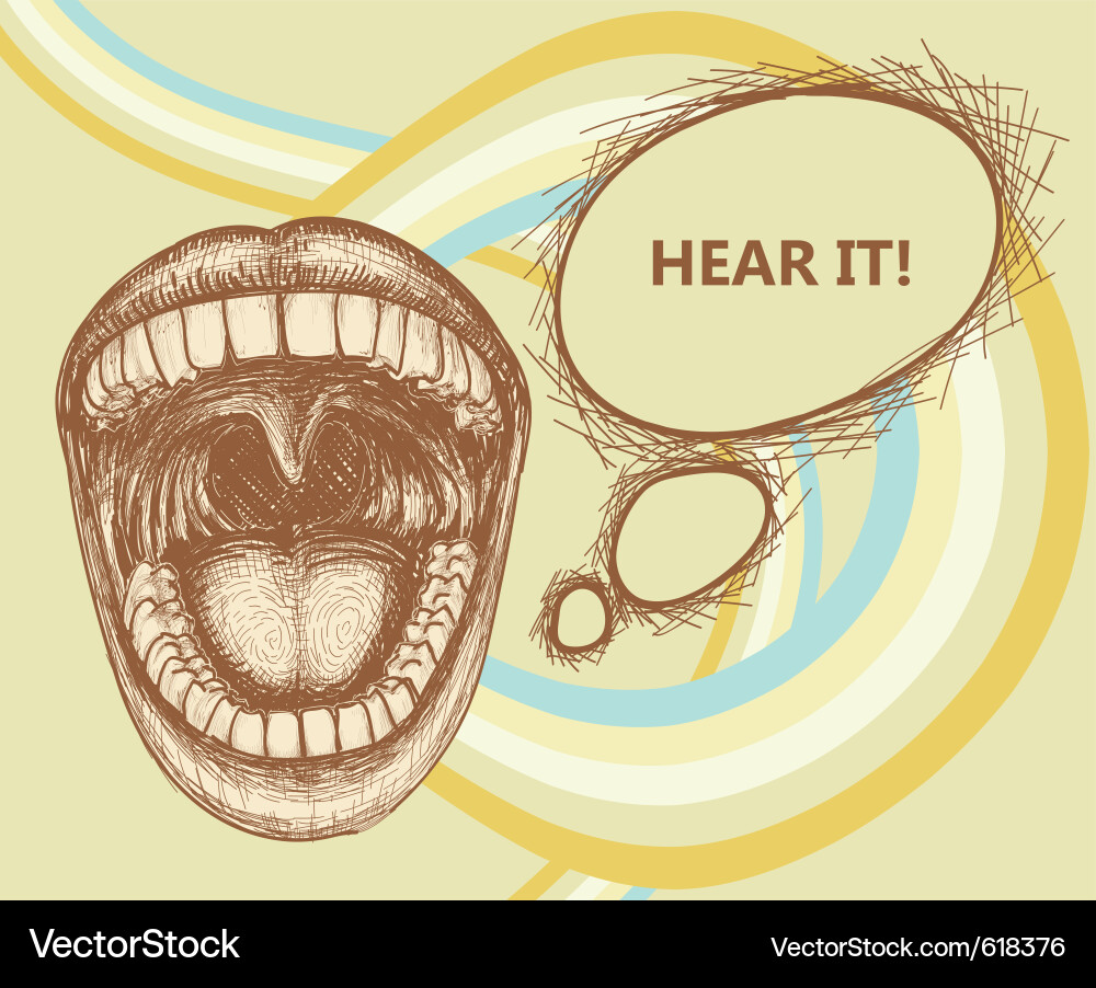 Speech Bubble Communication vector image