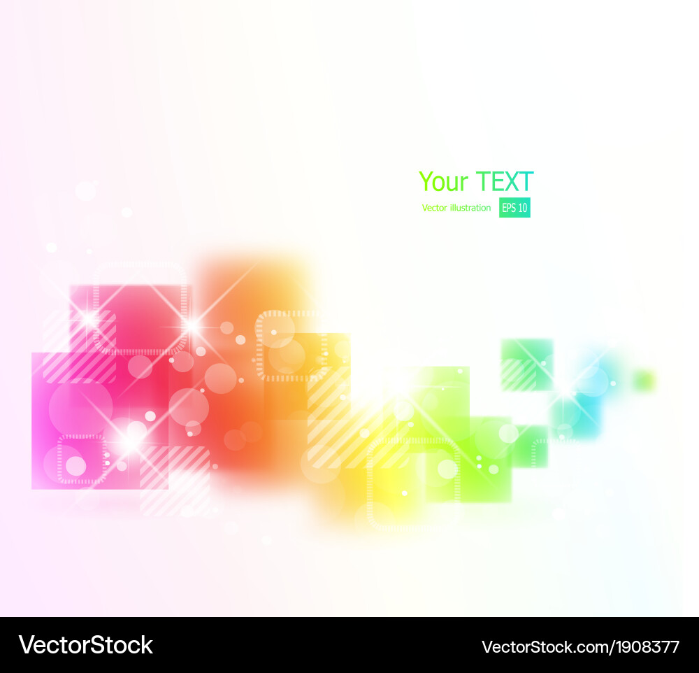 Abstract background with square shapes vector image
