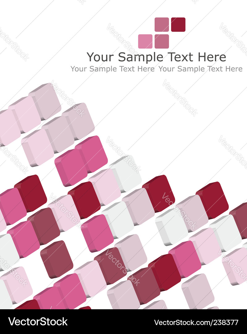 Checked background vector image