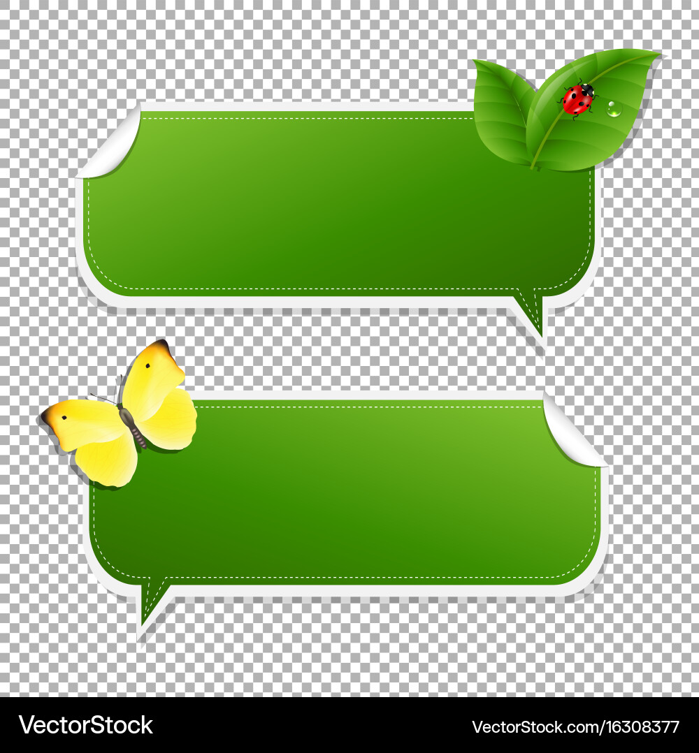 Speech Bubbles - Gradient Mesh vector image