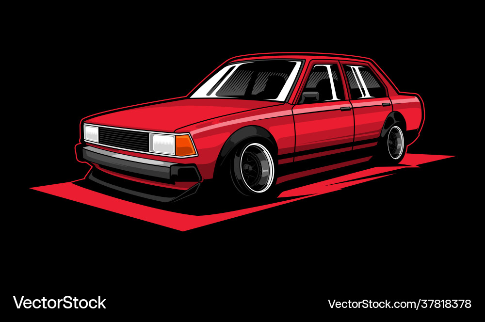 Classic car Royalty Free Vector Image - VectorStock