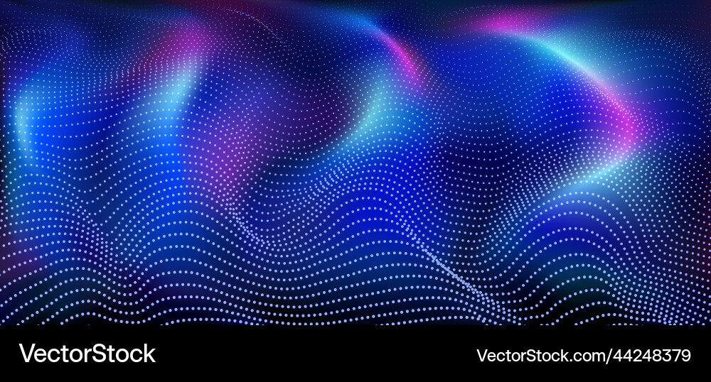 Abstract Data Flow Background Vector Image